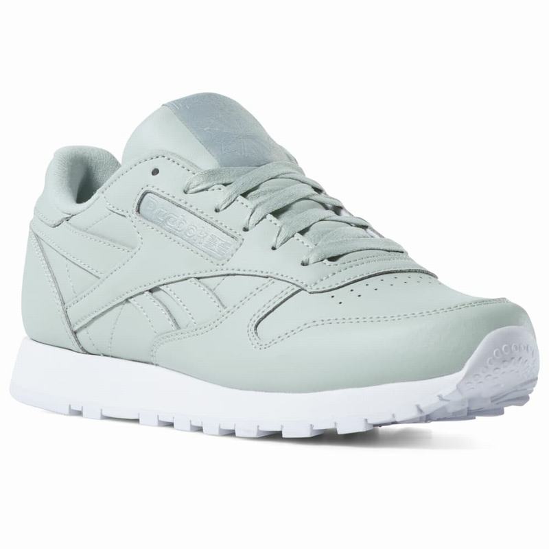 Reebok Classic Leather Tenisky Damske - Modre/Biele TM7940RP